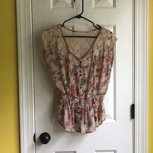 Stunning sheer floral top